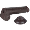 LoveToy SlidingSkin Gode avec Bourses Sliding Skin 15 x 4.5cm Noir
